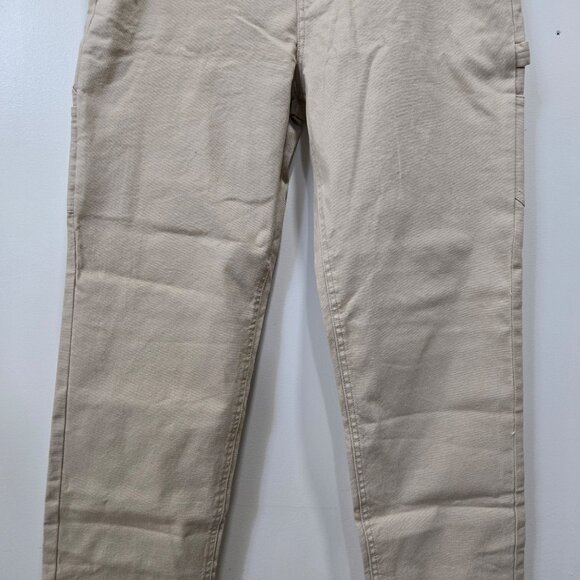 Cat Womens Beige Denim Cotton Work Pants Size 8 - Picture 3 of 14